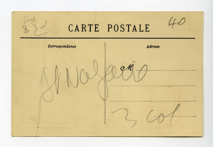 Saint-Nazaire, la rue de Nantes, aboutissant à la Gare (n°16).