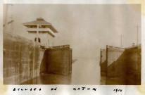 [Canal de Panama]. - Ecluses de Gatun / [Louis Péneau ?]. - 1914.