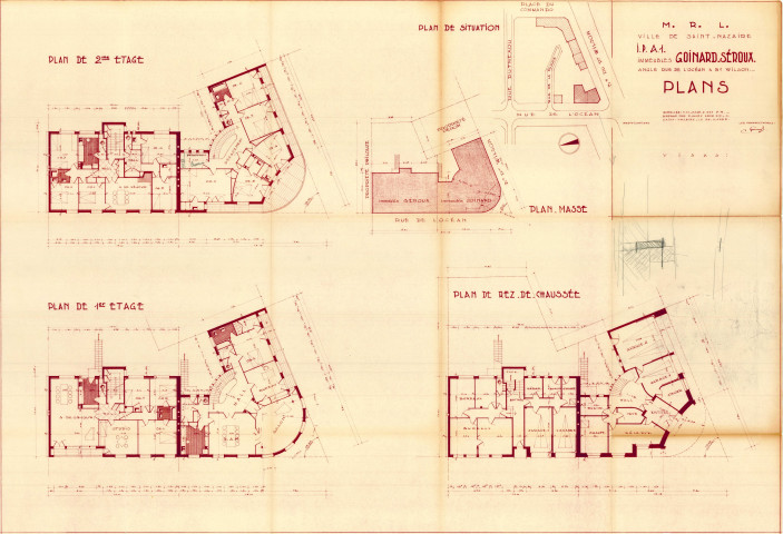 Plans de 1955 / Jauny R. (architecte)