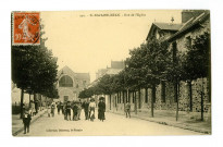 Saint-Nazaire-Méan Rue de l'Eglise (n°991). - Delaveau éditeur. - Saint-Nazaire (4 mars 1912)