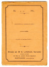 « La Savoisienne » sur un terrain au lieu dit « Le Petit-Gavy » dénommé la Villez-Richard . - Maison familiale, gestion administrative : acte notarié, une adjudication sur convention de saisie, correspondances concernant des travaux de rénovations et une insuffisante d'évaluation, garanties de dépôts, certificats de radiation.