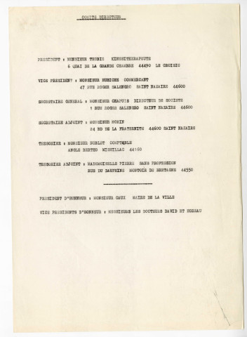 Association sportive des handicapés physiques de la région nazairienne (1973), création