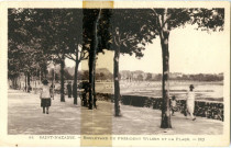 Saint-Nazaire. - Boulevard du Président Wilson et la Plage (N°98)