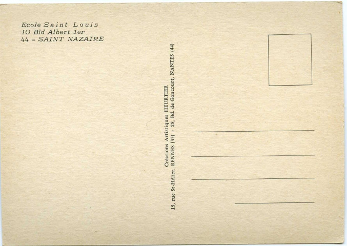 Collège Saint-Louis : vue aérienne