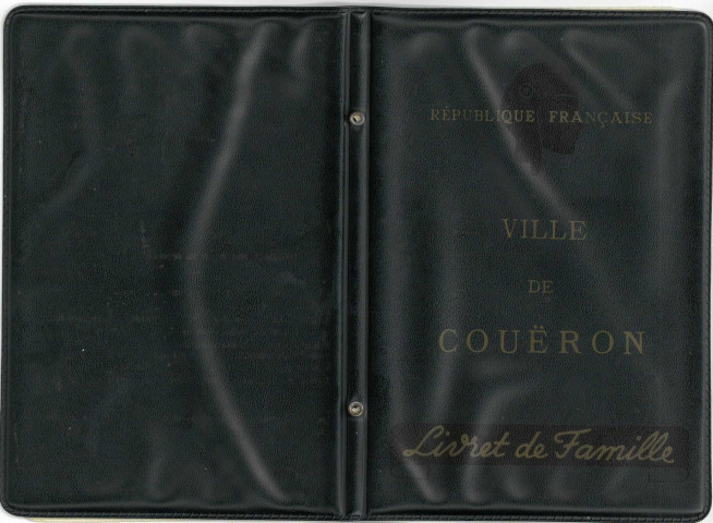 Livret de famille de Bertha Georges