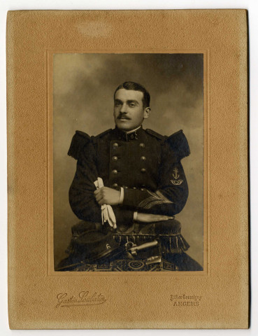 Portrait du soldat Constant Corbillé / cliché Gaston Loubatier, Angers