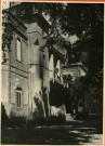 Le château : 2 aspects de la façade sud (côté mer) [partie droite de l'entrée] .- [Saint-Nazaire], [1950].